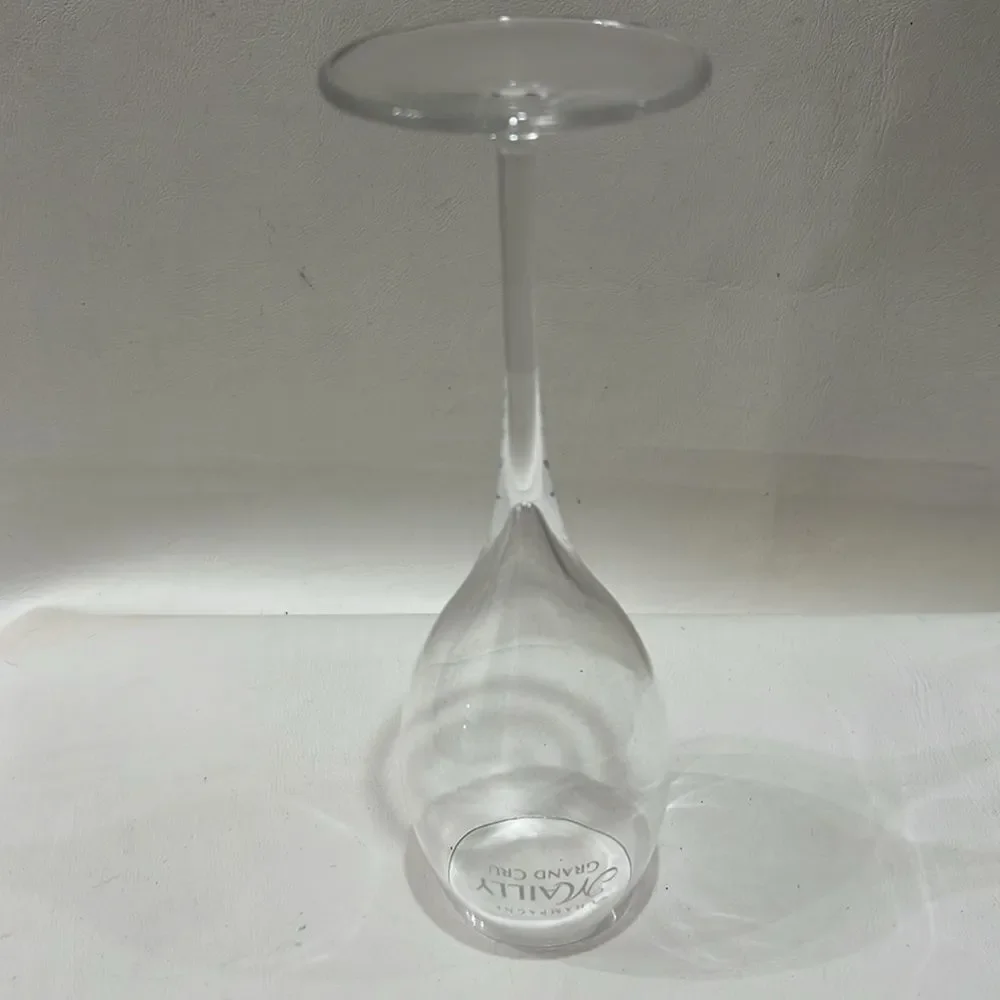 Mailly Clear Wine Glass Grand Cru Champagne 6 Oz 7 1/2 In Tall 1 1/4 In Round